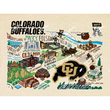 Load image into Gallery viewer, University of Colorado Boulder Collegiate Fine Art Print Art Print catstudio