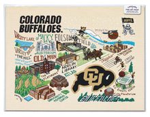 Load image into Gallery viewer, University of Colorado Boulder Collegiate Fine Art Print Art Print catstudio