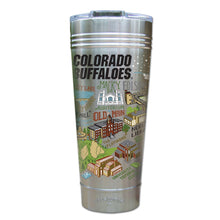 Load image into Gallery viewer, University of Colorado Boulder Collegiate Thermal Tumbler Thermal Tumbler catstudio
