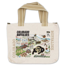 Load image into Gallery viewer, University of Colorado Boulder Collegiate Tote Bag Collegiate Collegiate Tote Bag catstudio