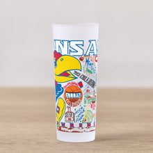 Load image into Gallery viewer, University of Kansas Collegiate Shot Glass Shot Glass catstudio