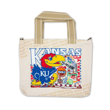 Load image into Gallery viewer, University of Kansas Collegiate Tote Bag Tote Bag catstudio
