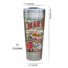 Load image into Gallery viewer, University of Maryland Collegiate Thermal Tumbler Thermal Tumbler catstudio
