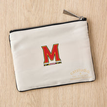 Load image into Gallery viewer, University of Maryland Collegiate Zip Pouch Pouch catstudio