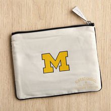Load image into Gallery viewer, University of Michigan Collegiate Zip Pouch Pouch catstudio