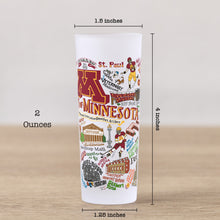 Load image into Gallery viewer, University of Minnesota Collegiate Shot Glass Shot Glass catstudio