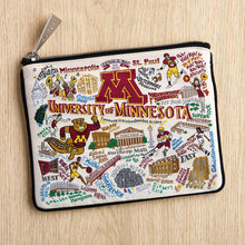 Load image into Gallery viewer, University of Minnesota Collegiate Zip Pouch Pouch catstudio