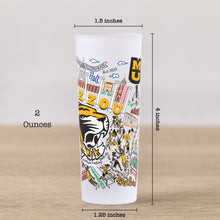 Load image into Gallery viewer, University of Missouri (Mizzou) Collegiate Shot Glass Shot Glass catstudio