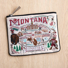 Load image into Gallery viewer, University of Montana Collegiate Zip Pouch Pouch catstudio