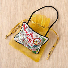 Load image into Gallery viewer, University of Nebraska Collegiate Mini Pillow Ornament Mini Pillow catstudio
