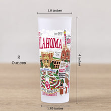 Load image into Gallery viewer, University of Oklahoma Collegiate Shot Glass Shot Glass catstudio
