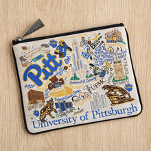 Load image into Gallery viewer, University of Pittsburgh Collegiate Zip Pouch Pouch catstudio