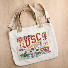 Load image into Gallery viewer, University of Southern California (USC) Collegiate Collegiate Tote Bag Collegiate Collegiate Tote Bag catstudio