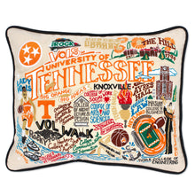 Load image into Gallery viewer, University of Tennessee Collegiate Embroidered Pillow Pillow catstudio
