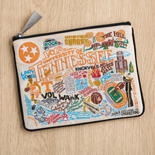Load image into Gallery viewer, University of Tennessee Collegiate Zip Pouch Pouch catstudio