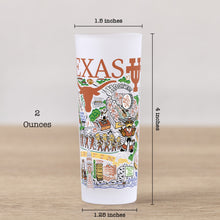 Load image into Gallery viewer, University of Texas Collegiate Shot Glass Shot Glass catstudio