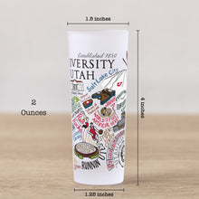 Load image into Gallery viewer, University of Utah Collegiate Shot Glass Shot Glass catstudio