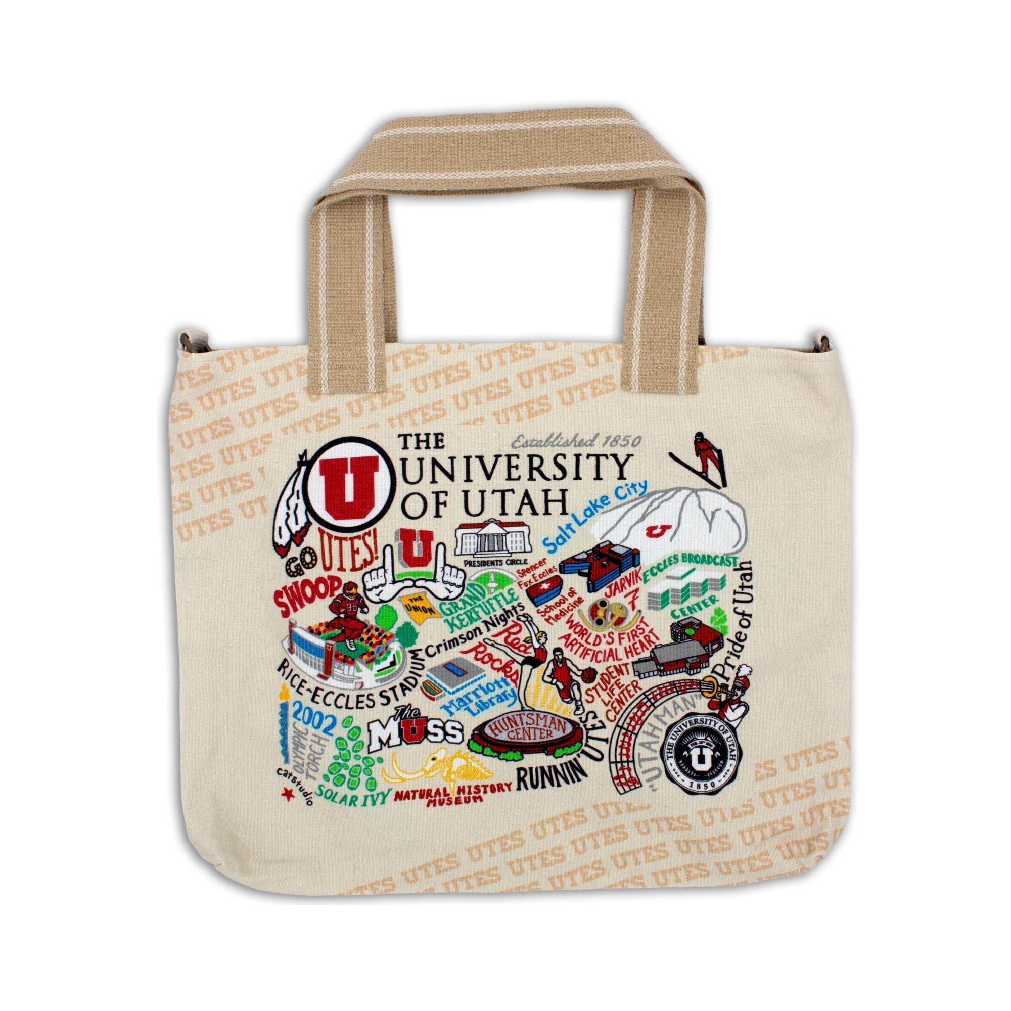 University of Utah Tote Bag | Collegiate Collection by Catstudio