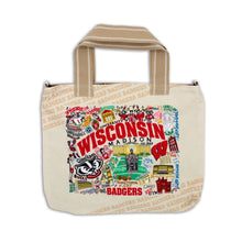Load image into Gallery viewer, University of Wisconsin Collegiate Tote Bag Tote Bag catstudio