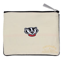 Load image into Gallery viewer, University of Wisconsin Collegiate Zip Pouch Pouch catstudio