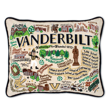 Load image into Gallery viewer, Vanderbilt University Collegiate Embroidered Pillow Pillow catstudio