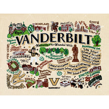 Load image into Gallery viewer, Vanderbilt University Collegiate Fine Art Print Art Print catstudio