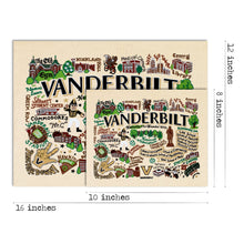 Load image into Gallery viewer, Vanderbilt University Collegiate Fine Art Print Art Print catstudio