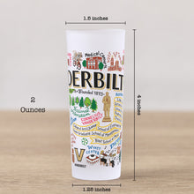 Load image into Gallery viewer, Vanderbilt University Collegiate Shot Glass Shot Glass catstudio