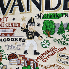 Load image into Gallery viewer, Vanderbilt University Collegiate Zip Pouch Pouch catstudio
