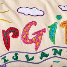 Load image into Gallery viewer, Virgin Islands Hand-Embroidered Pillow Pillow catstudio