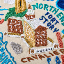 Load image into Gallery viewer, Virginia Beach Hand-Embroidered Pillow Pillow catstudio