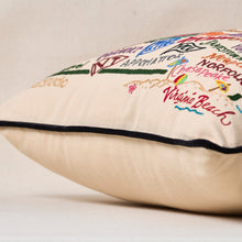Load image into Gallery viewer, Virginia Hand-Embroidered Pillow Pillow catstudio