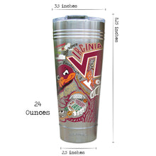 Load image into Gallery viewer, Virginia Tech Collegiate Thermal Tumbler Thermal Tumbler catstudio