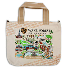 Load image into Gallery viewer, Wake Forest University Collegiate Tote Bag Tote Bag catstudio