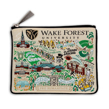 Load image into Gallery viewer, Wake Forest University Collegiate Zip Pouch Pouch catstudio