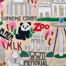 Load image into Gallery viewer, Washington DC Hand-Embroidered Pillow Pillow catstudio