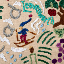 Load image into Gallery viewer, Washington Hand-Embroidered Pillow Pillow catstudio