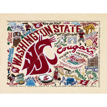 Load image into Gallery viewer, Washington State University Collegiate Fine Art Print Art Print catstudio