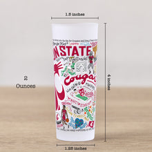 Load image into Gallery viewer, Washington State University Collegiate Shot Glass Shot Glass catstudio