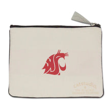 Load image into Gallery viewer, Washington State University Collegiate Zip Pouch Pouch catstudio
