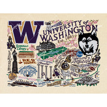 Load image into Gallery viewer, Washington, University of Collegiate Fine Art Print Art Print catstudio