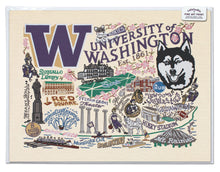 Load image into Gallery viewer, Washington, University of Collegiate Fine Art Print Art Print catstudio