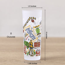 Load image into Gallery viewer, West Virginia University Collegiate Shot Glass Shot Glass catstudio
