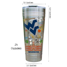 Load image into Gallery viewer, West Virginia University Collegiate Thermal Tumbler Thermal Tumbler catstudio