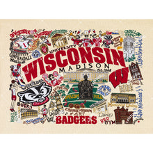 Load image into Gallery viewer, Wisconsin, University of Collegiate Fine Art Print Art Print catstudio