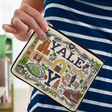 Load image into Gallery viewer, Yale University Collegiate Zip Pouch Pouch catstudio
