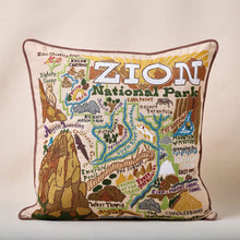 Load image into Gallery viewer, Zion Hand-Embroidered Pillow Pillow catstudio