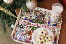 Load image into Gallery viewer, 12 Days of Christmas Birchwood Tray Trays catstudio