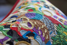 Load image into Gallery viewer, 12 Days of Christmas Hand-Embroidered Pillow - catstudio