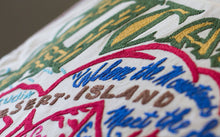 Load image into Gallery viewer, Acadia Hand-Embroidered Pillow - catstudio